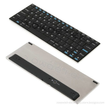 Ultra Slim Stainless Steel Housing Mini Bluetooth Keyboard for TV Box